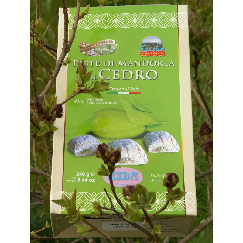 PASTA DI MANDORLA CEDRO box 200g