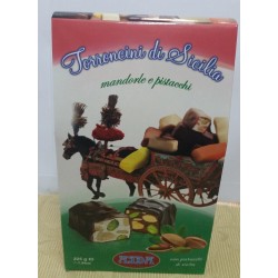 TORRONCINI SICILIANI MANDORLE E PISTACCHI box g200