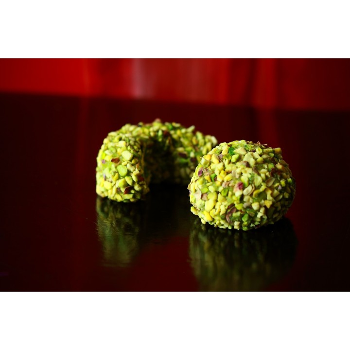 Pâte d’amande à la pistache – Boîte de 200 g