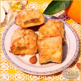 PASTA DI MANDORLA FOGLIAME AGRUMI VASSOIO g270