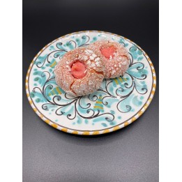 Almond paste with strawberry cream – 1 kg tray