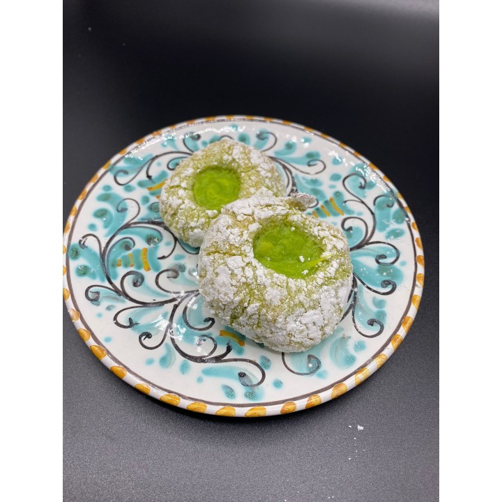 Pâte d’amande avec crème à la pistache – Plateau de 1 kg