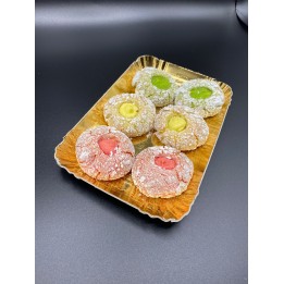 PASTA DI MANDORLA con CREMA alla FRAGOLA/PISTACCHIO/LIMONE BOX 2kg