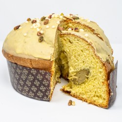 PANETTONE ARTIGIANALE AL PISTACCHIO g 1100