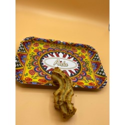 PASTA DI MANDORLA PESCA VASSOIO g250
