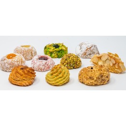 Assorted Almond Pastries, Tray 500 g