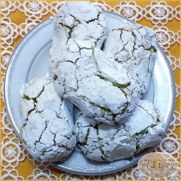 PASTA DI MANDORLA PISTACCHIO BIANCA vassoio g1000