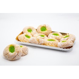 Pâte d’amande avec crème à la pistache – Plateau de 1 kg