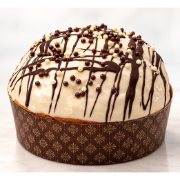 Panettone con Farcitura Cioccolato al Rum & Pera candita g 1100