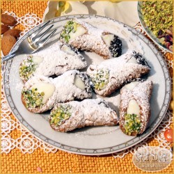 CANNOLI con crema spalmabile al cioccolato bianco VASS KG1